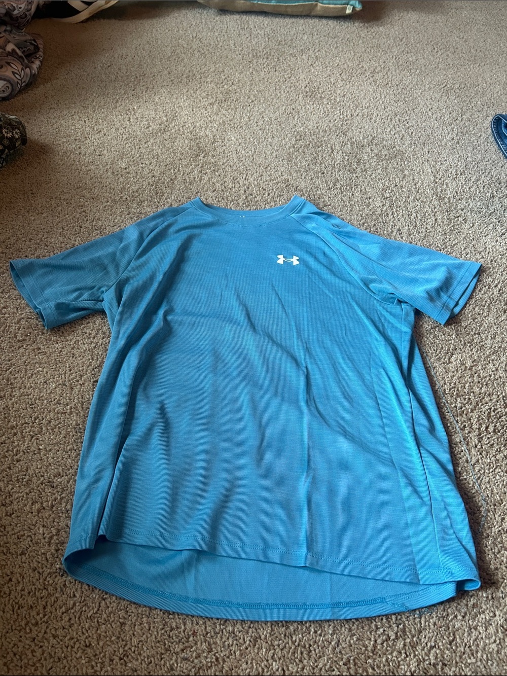 Under Armour Men's Light Blue Short-Sleeve Performance Tee